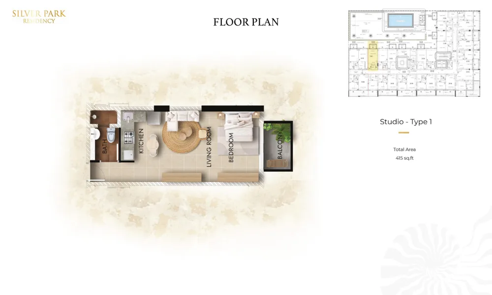 Studio floor plan